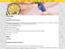Tablet Screenshot of diabeticosespinho.com